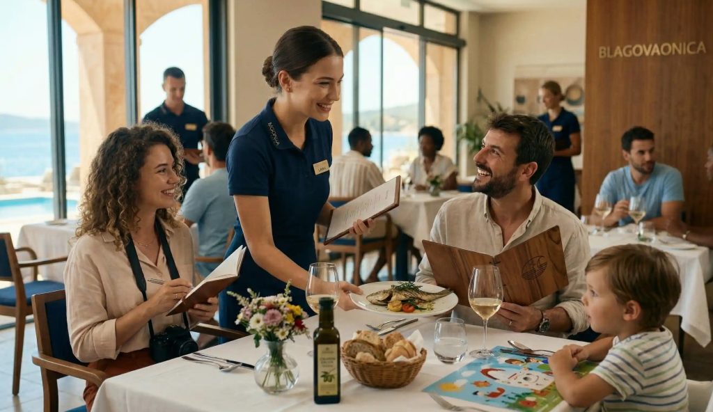 Zna&scaron; onaj trenutak kada u najvećoj gužvi treba&scaron; objasniti put do restorana ili rije&scaron;iti situaciju u apartmanu, a riječi ti zapnu jer poku&scaron;ava&scaron; prevesti svaku rečenicu s hrvatskog? Vrijeme je da izgradi&scaron; sustav komunikacije koji će tvoju uslugu podići na vi&scaron;u razinu, brzo i bez stresa.