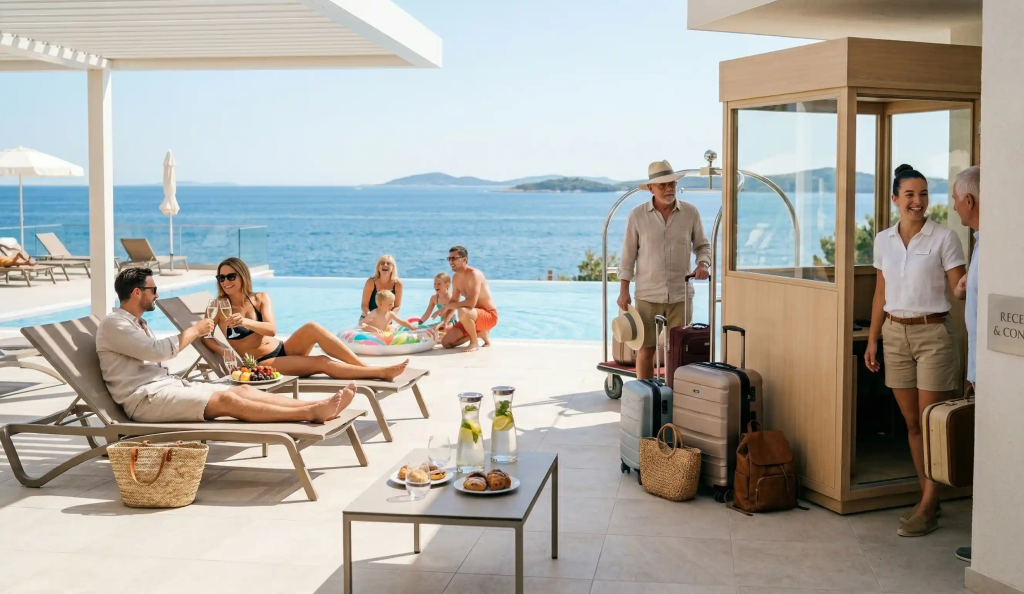 Zamisli prvi val turista u lipnju, a najveći izazov nije gužva, nego nesigurnost u izražavanju. Umjesto da posao ide glatko, energija se gubi na prisjećanje gramatičkih pravila, umjesto na jasan i profesionalan način komunikacije.